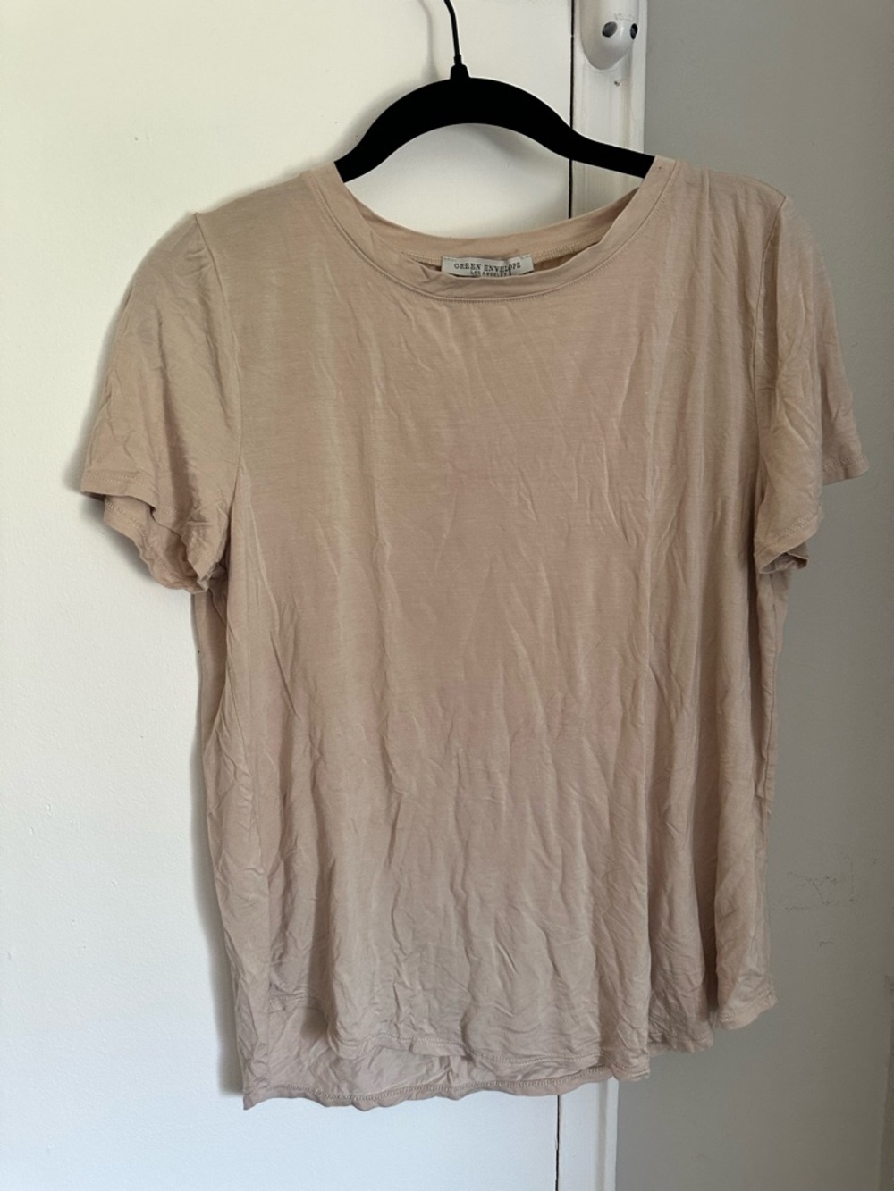 Baby pink t shirt, size M
